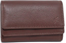 STARHIDE Ladies Compact Lightweight Soft Genuine Nappa Leather Purse 5545