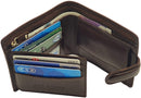 STARHIDE Mens RFID Blocking VT Leather Wallet Credit Card and Coin Holder 825
