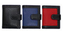 STARHIDE Mens Carbon Fiber with Real Leather Credit Card Holder Case 1185
