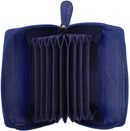 STARHIDE Womens Small Leather Fan Concertina Palm Credit Card Holder 1234