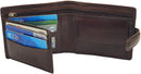 STARHIDE Mens RFID Blocking VT Leather Wallet Credit Card and Coin Holder 825