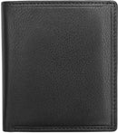 Topsum London Men Small Genuine Leather 6 Cards Wallet RFID Blocking Compact Coin Pocket Billfold Wallet Purse with Gift Box 4010