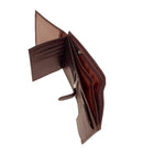 RAS WALLETS Mens RFID Blocking Soft Leather Trifold Purse Credit Card Holder Id Window and Coin Pouch 503