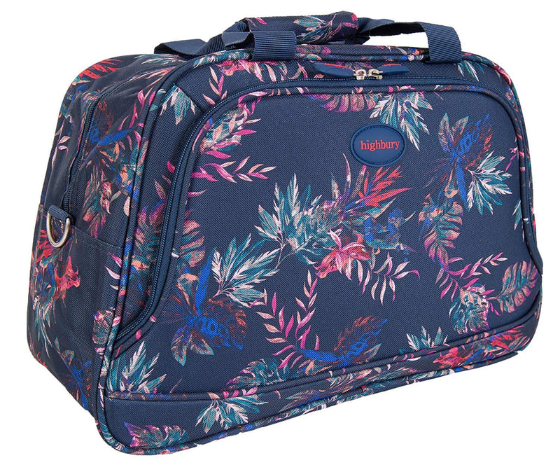 HIGHBURY VINTAGE BLOOM FLIGHTBAG - NAVY