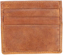 STARHIDE Mens Front Pocket VT Leather Minimalist Credit Card Holder 1215