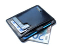 Ricco Front Pocket Genuine Italian Leather Thin Card Case Minimalist Wallet with RFID Blocking S11