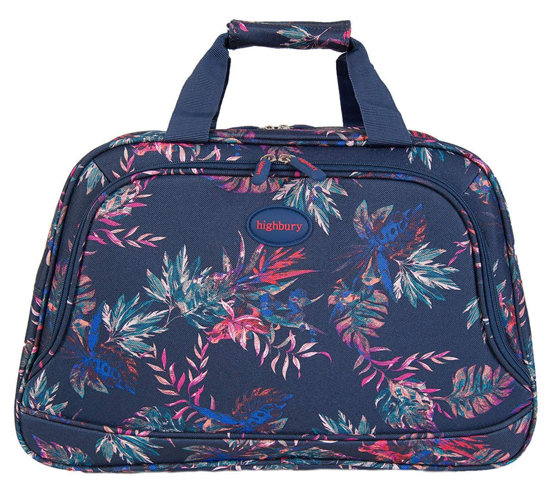 HIGHBURY VINTAGE BLOOM FLIGHTBAG - NAVY