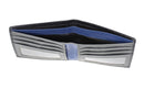 STARHIDE Mens RFID Blocking Bifold Genuine Leather Notecase Wallet 1160 Black Grey Blue