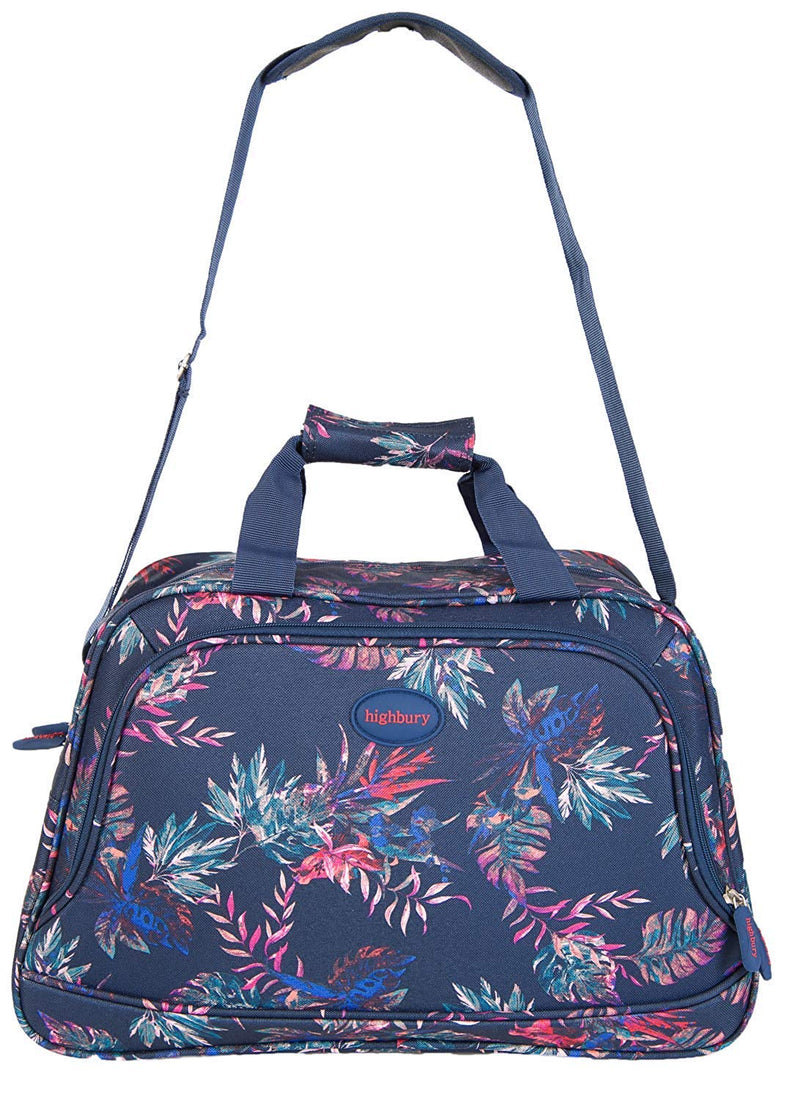 HIGHBURY VINTAGE BLOOM FLIGHTBAG - NAVY