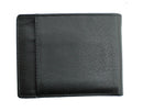 STARHIDE Mens Ultra Slim Real Leather Credit Card Holder Billfold Coin Wallet NA11 Black