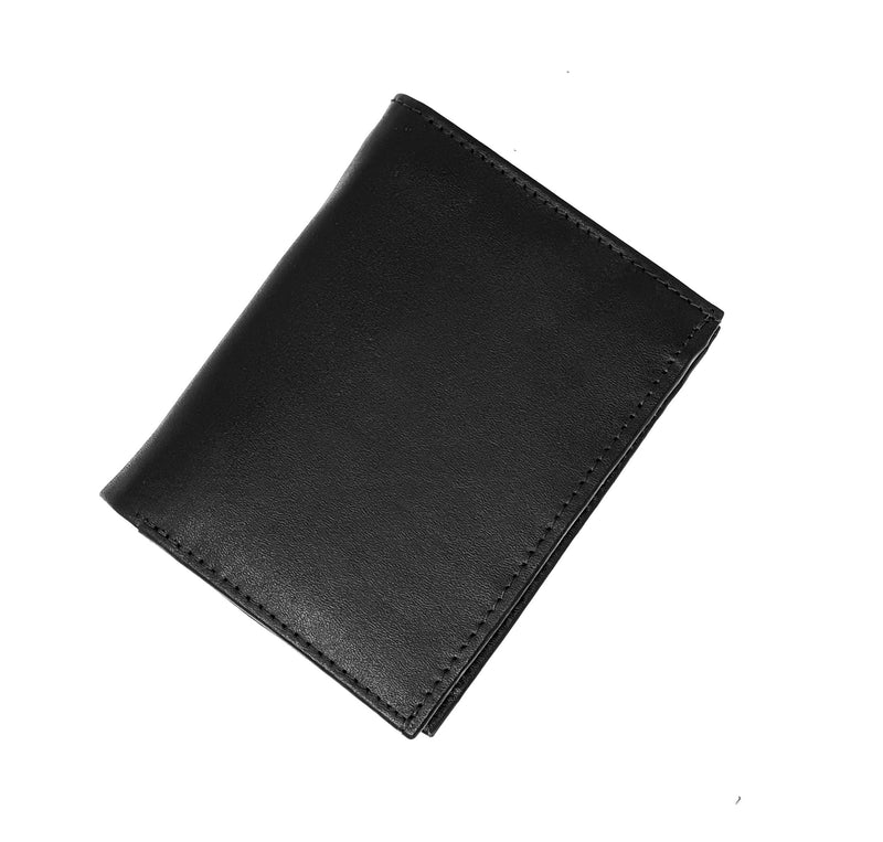 RAS WALLETS Mens RFID Blocking Soft Leather Trifold Purse Credit Card Holder Id Window and Coin Pouch 503