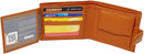 Man Wallet Genuine Leather RFID Safe Contactless Card Blocking ID Protection 895