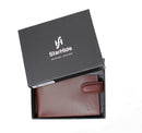 STARHIDE Mens RFID Blocking Genuine VT Leather Credit Cards Coins Holder Wallet 835