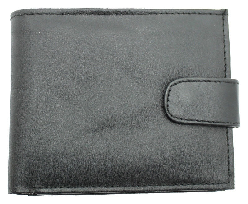 RAS Mens Genuine Leather Biker Coin Pocket Wallet with 40cm Key Belt Safety Chain 06