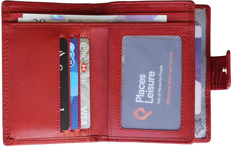Morucha Clutch Wallet for Women Genuine Leather RFID Blocking High Capacity Cardholder Purse M85