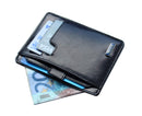 Ricco Front Pocket Genuine Italian Leather Thin Card Case Minimalist Wallet with RFID Blocking S11