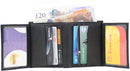 Men's Soft Smooth Genuine Leather RFID Blocking Wallet Credit Card Holder Purse UK 87