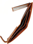 Man Wallet Genuine Leather RFID Safe Contactless Card Blocking ID Protection 895