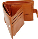 Man Wallet Genuine Leather RFID Safe Contactless Card Blocking ID Protection 895