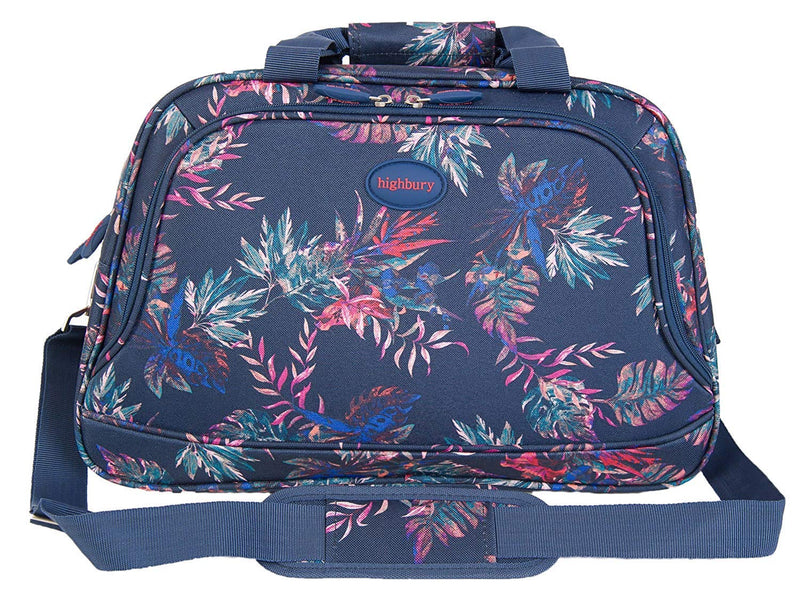 HIGHBURY VINTAGE BLOOM FLIGHTBAG - NAVY