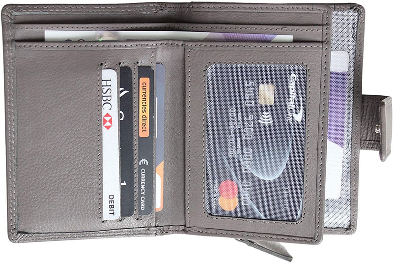 Morucha Clutch Wallet for Women Genuine Leather RFID Blocking High Capacity Cardholder Purse M85