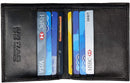 RAS Mens RFID Safe Soft Genuine Leather Credit Card and Banknote Pocket Slimline Wallet 122
