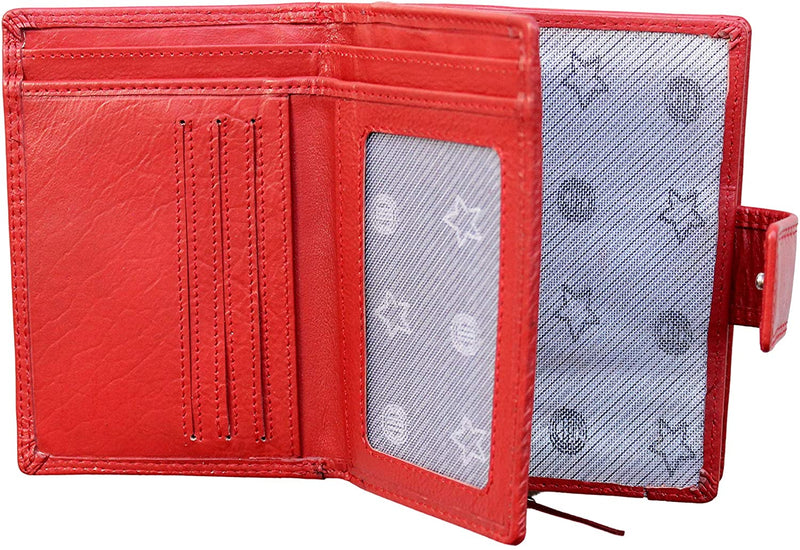 Morucha Clutch Wallet for Women Genuine Leather RFID Blocking High Capacity Cardholder Purse M85