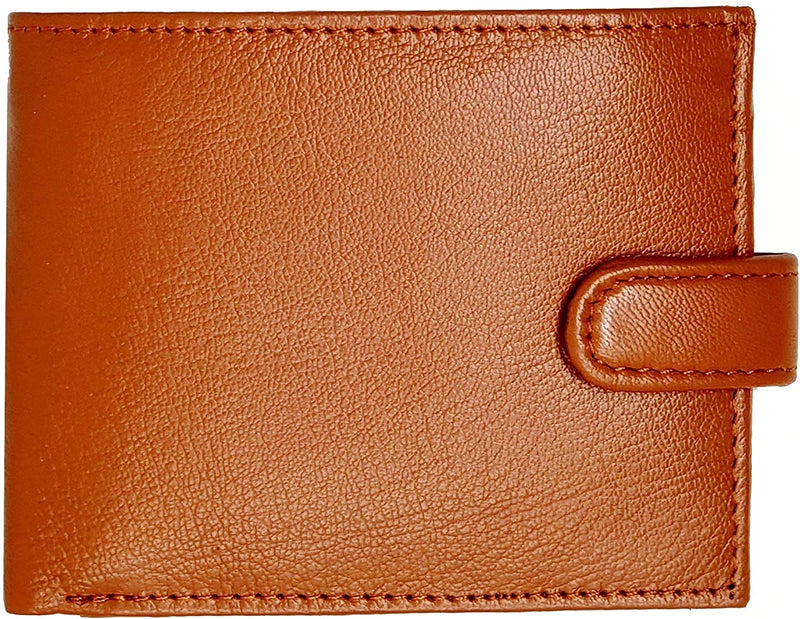Man Wallet Genuine Leather RFID Safe Contactless Card Blocking ID Protection 895