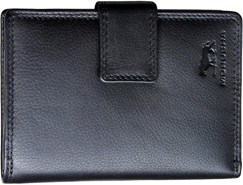 Morucha Clutch Wallet for Women Genuine Leather RFID Blocking High Capacity Cardholder Purse M85