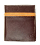 STARHIDE Mens Genuine Leather Large Capacity Travel Cardholder Wallet 1130 Brown Tan