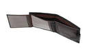 Mens Black Brown Soft Genuine Leather Bifold Wallet LG6